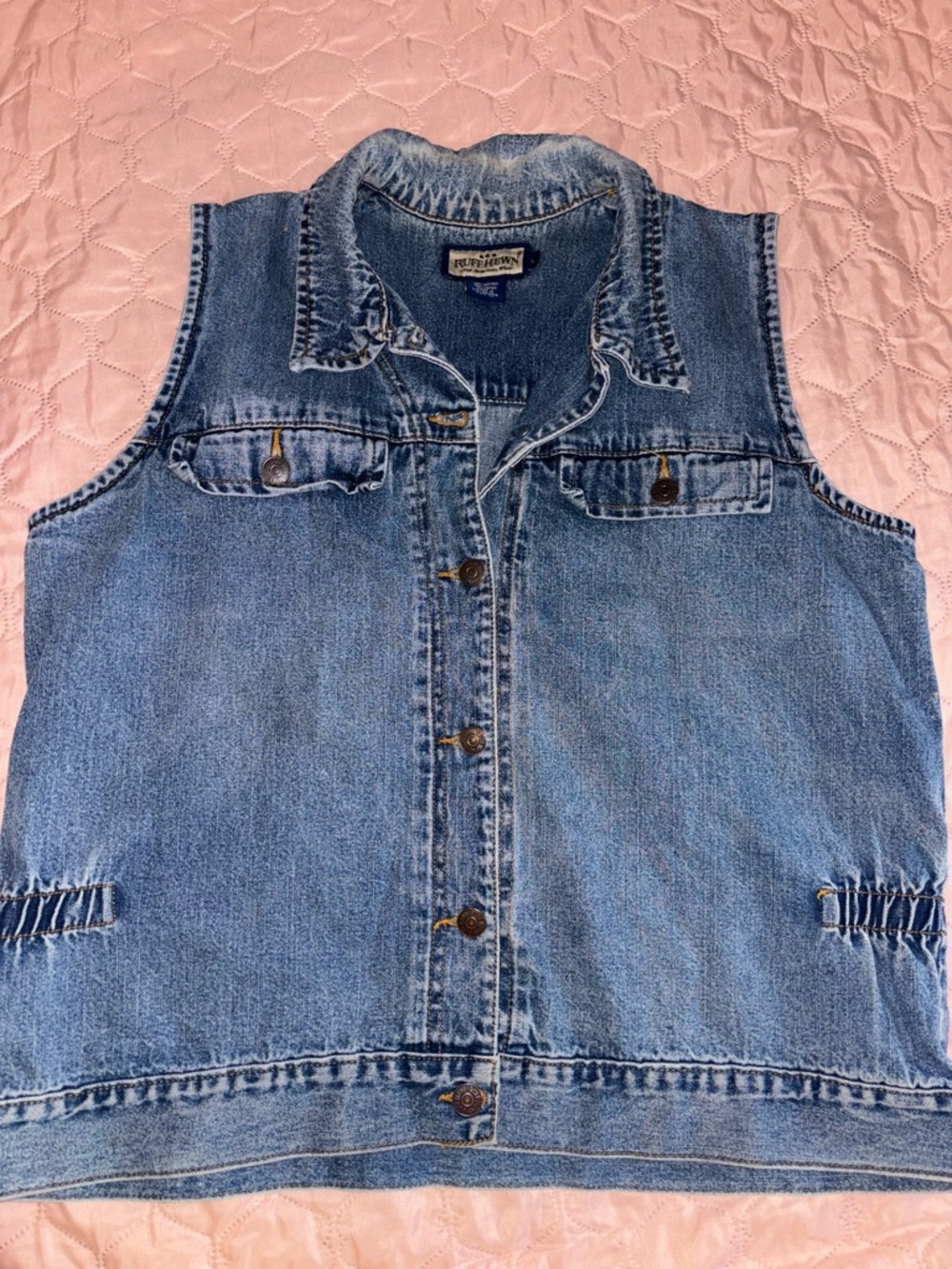 Ruff Hewn Washed Blue Denim Jacket